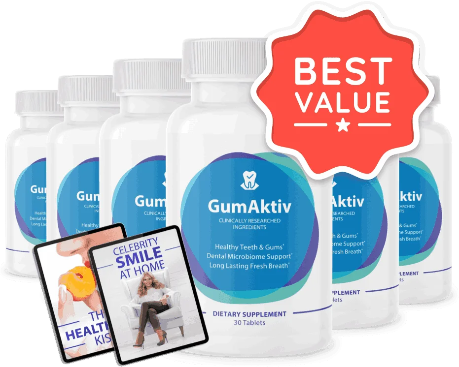 GumAktiv 6 bottles pack